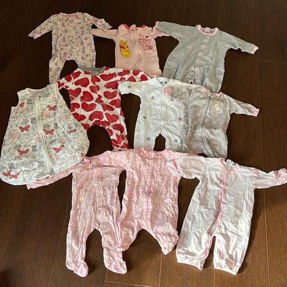 Girls Onsies Size 0-3 months - Picture 1 of 14